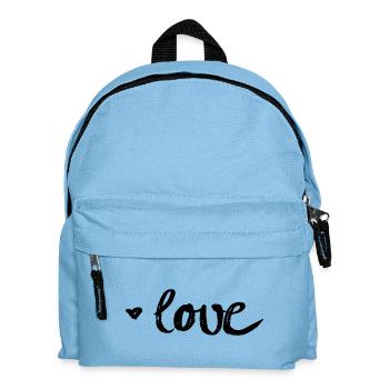Love - Kids' Backpack - light blue - Front