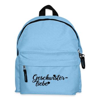Sibling love - Kids' Backpack - light blue - Front