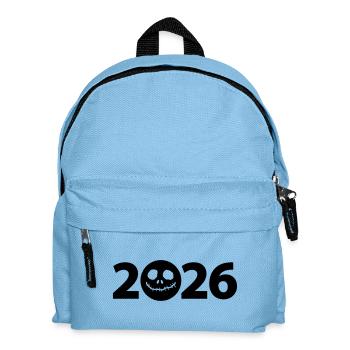 Skull 2026 Halloween 2026 Jack-O-Lantern 2026 - Kids' Backpack - light blue - Front