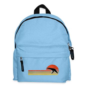 Deltaplane rétro vintage - Sac à dos Enfant - bleu clair - Devant