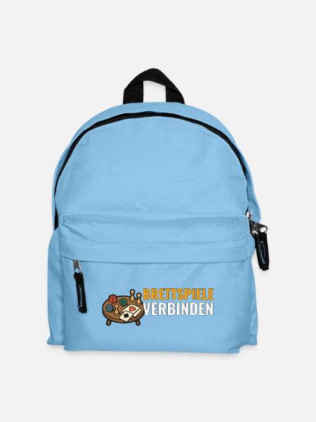 Brettspiele verbinden. - Kinder Rucksack - Hellblau