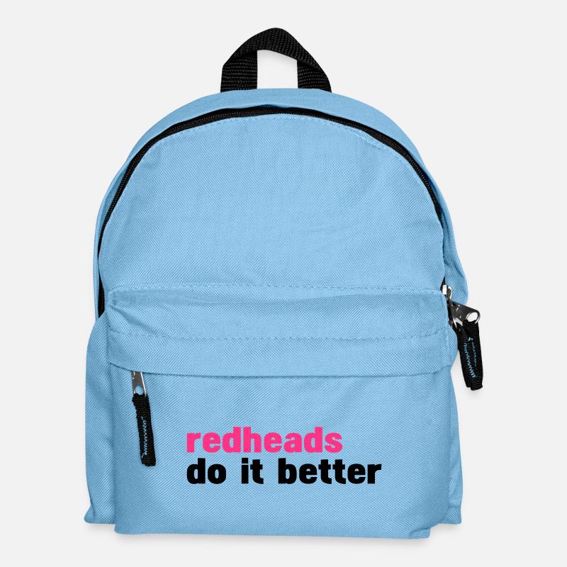 Redheads do it better ( les rousses le font mieux) - Sac à dos Enfant - bleu clair