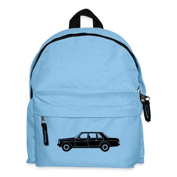 MB W123 Oldtimer Kult seitlich ...(25) - Kinder Rucksack - Hellblau - Vorne