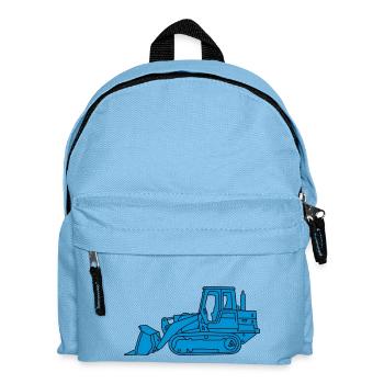 Bulldozer excavatore 2 - Kids' Backpack - light blue - Front