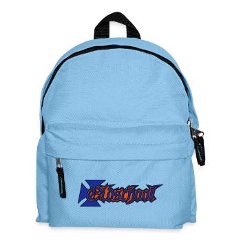 Old School - style - cool - Kinder Rucksack - Hellblau - Vorne