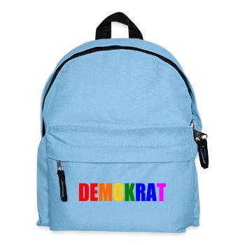 Demokrat - Kinder Rucksack - Hellblau - Vorne