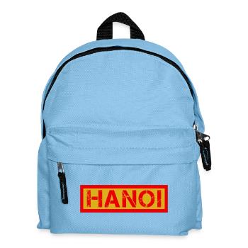 I-HANOI weathered logo - Kids' Backpack - light blue - Front
