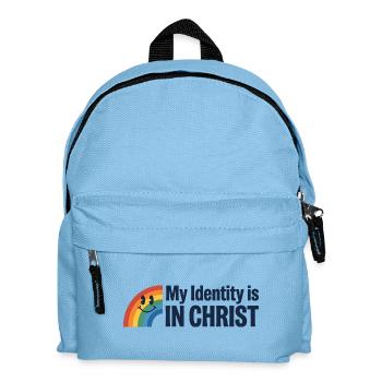Identity in Christ Rainbow - Kids' Backpack - light blue - Front