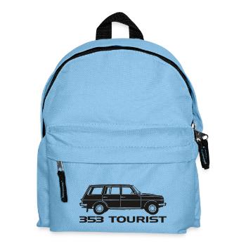 Wartburg w353 Tourist - Kinder Rucksack - Hellblau - Vorne