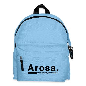 Arosa coordinates Graubünden Aroser Aroserin - Kids' Backpack - light blue - Front