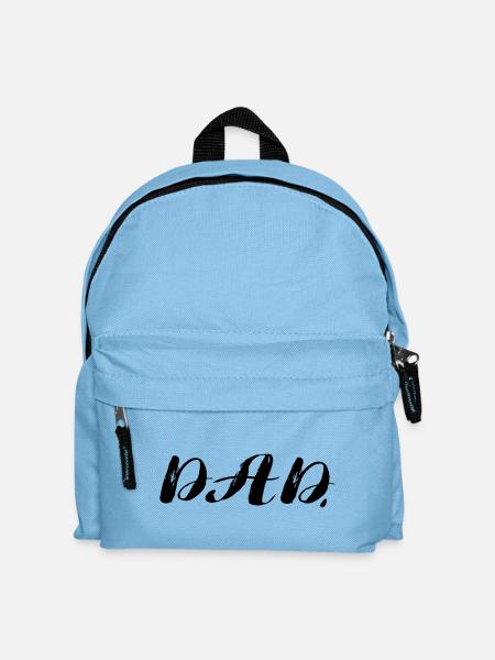 Dad Vatertag Papa - Kinder Rucksack - Hellblau