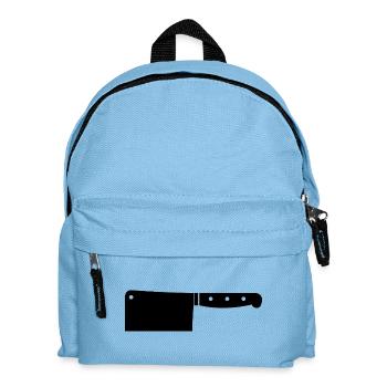 Meat cleaver - Kids' Backpack - light blue - Front