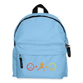 Geschenkidee für eine Running mit Running - Kinder Rucksack - Hellblau - Vorne