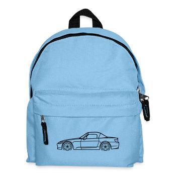 S2000 Line Silhouette – High‑Rev JDM Art - Kinder Rucksack - Hellblau - Vorne