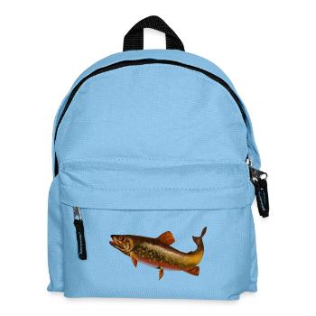Fisch - Kinder Rucksack - Hellblau - Vorne