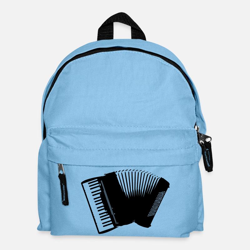 Akkordeon - Kinder Rucksack - Hellblau