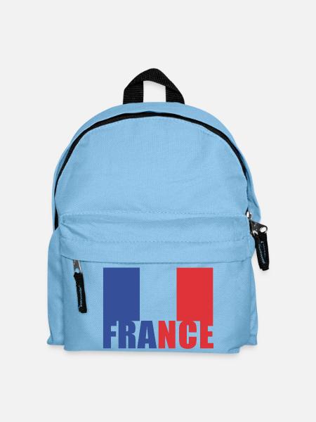 Drapeau français - Sac à dos Enfant - bleu clair