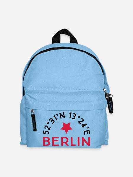 Berlin - Kinder Rucksack - Hellblau