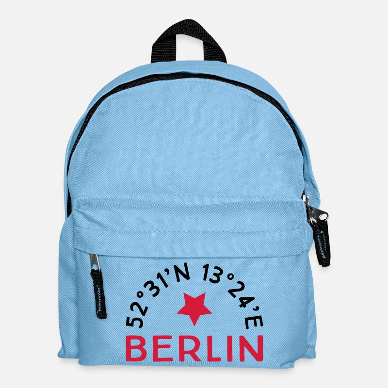Berlin - Kinder Rucksack - Hellblau
