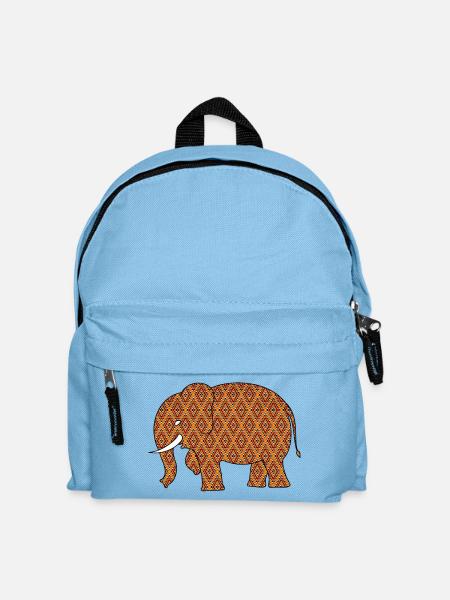 Elefant - Kinder Rucksack - Hellblau