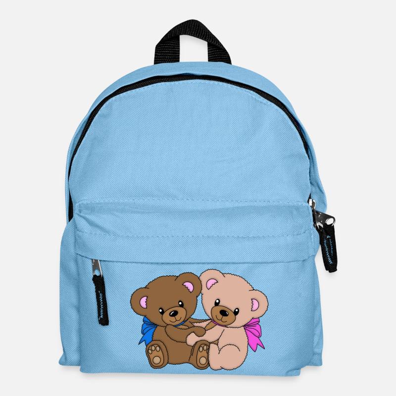 sweet teddy bears - Kids' Backpack - light blue
