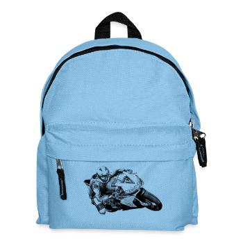 Motorcycle - Kids' Backpack - light blue - Front