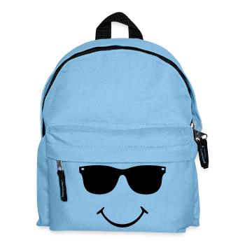 smiley face - Kinder Rucksack - Hellblau - Vorne