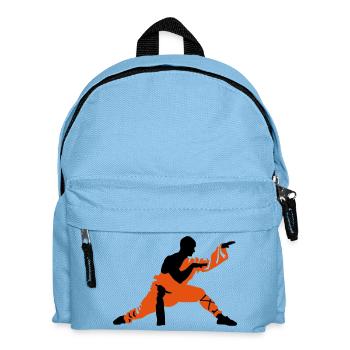 Kung fu - Kinder Rucksack - Hellblau - Vorne