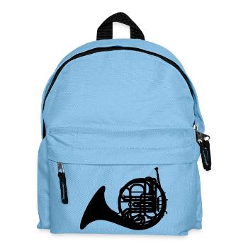 French Horn - Kids' Backpack - light blue - Front