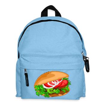 fast food - Kids' Backpack - light blue - Front