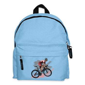 Rennrad - Kinder Rucksack - Hellblau - Vorne