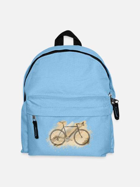 Rennrad - Kinder Rucksack - Hellblau