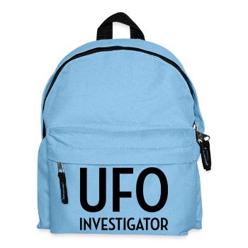 Ufo Alien Raum außerirdisches Aussenseiter - Kinder Rucksack - Hellblau - Vorne