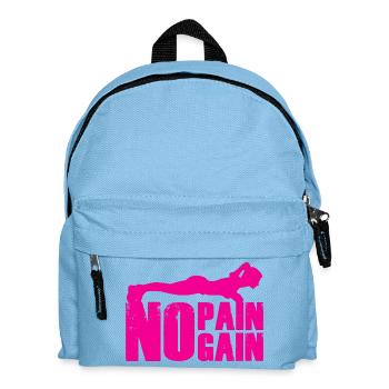 Silhouette de musculation No Pain No Gain - Sac à dos Enfant - bleu clair - Devant