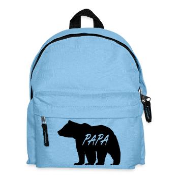 Papa Bear - Kids' Backpack - light blue - Front