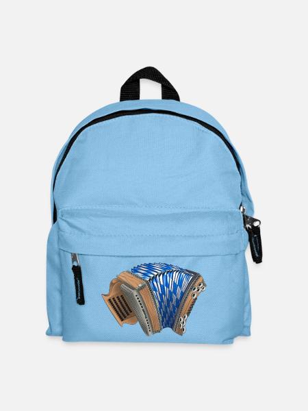 Steirische Harmonika - Bayern | ZiachON! - Kinder Rucksack - Hellblau