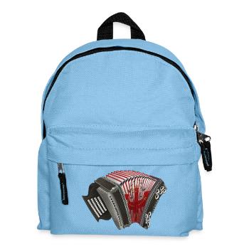 Harmonica de Styrie - Tyrol / Tyrol du Sud | ZiachON ! - Sac à dos Enfant - bleu clair - Devant