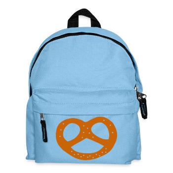 Bake Pretzel Baker Baker Template Symbols - Kids' Backpack - light blue - Front