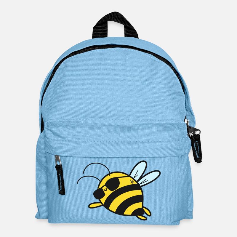 Biene Bienen - Kinder Rucksack - Hellblau