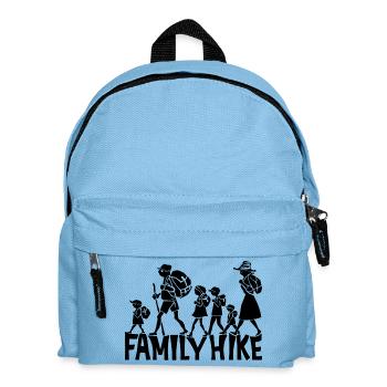 Conception de randonnée familiale pour les équipes familiales et plus encore... - Sac à dos Enfant - bleu clair - Devant