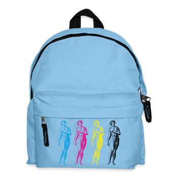 CMYK Statues - Kids' Backpack - light blue - Front