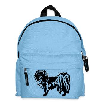 Tibet Spaniel - Kids' Backpack - light blue - Front