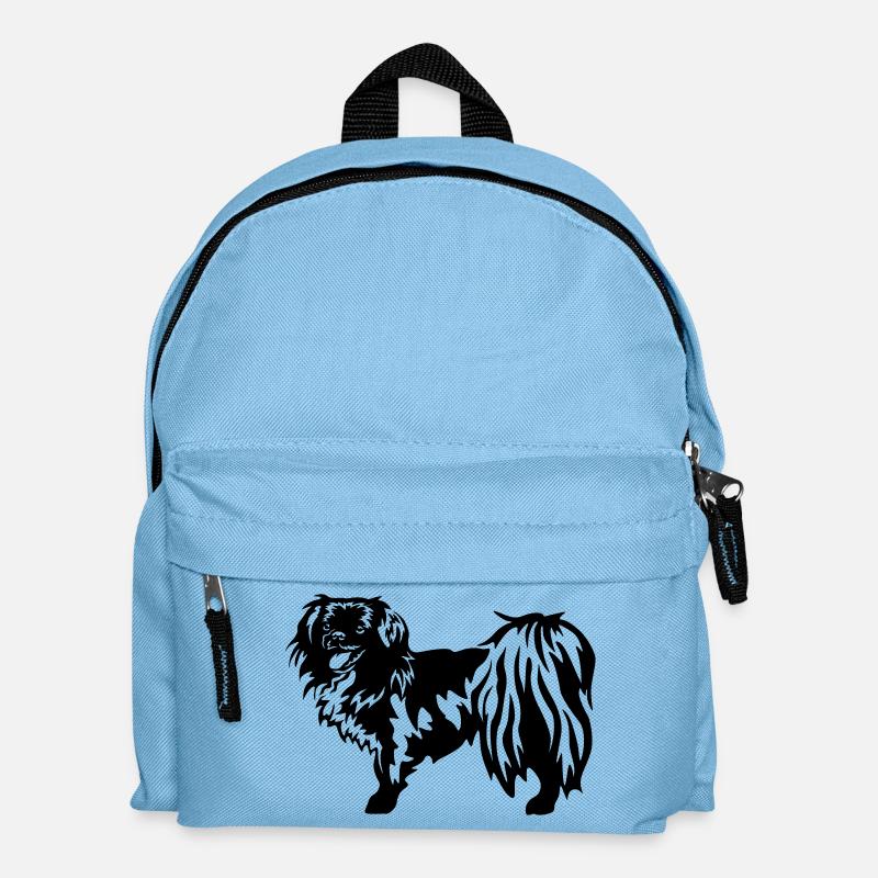 Tibet Spaniel - Kinder Rucksack - Hellblau