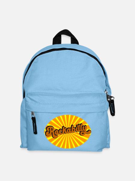 Rockabilly Vibes Retro - Kinder Rucksack - Hellblau