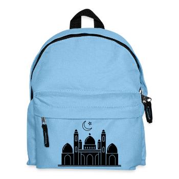 Mosquée lieu de culte religieux - Sac à dos Enfant - bleu clair - Devant