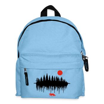 L'appel de la forêt (noir) - Sac à dos Enfant - bleu clair - Devant