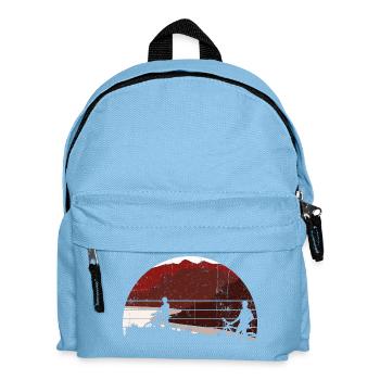 Sunset Riders Silhouette - Kinder Rucksack - Hellblau - Vorne