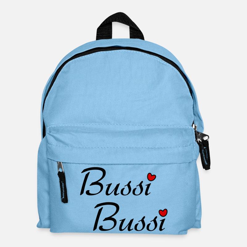 Bussi Bussi - Kinder Rucksack - Hellblau