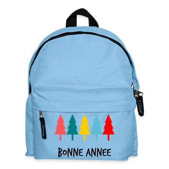NOËL.BONNE ANNEE. SAINT SYLVESTRE. NOUVELLE ANNÉE. - Sac à dos Enfant - bleu clair - Devant