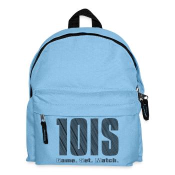 Tennis game set match black - Kids' Backpack - light blue - Front